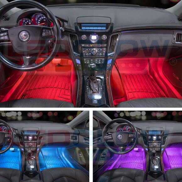 LEDGlow 7-Color LED Interior Car Light Kit – Customizable & Vibrant ✨ - Picture 2 of 10